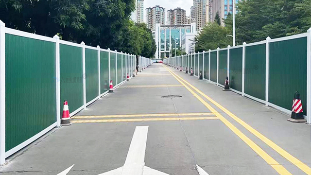 市政標(biāo)準(zhǔn)綠色PVC圍擋-惠州惠東縣大嶺街道PVC綠色圍擋<