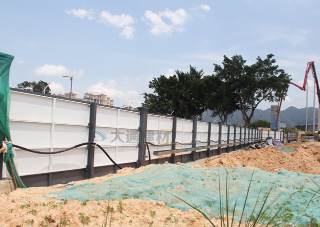 東莞長安建筑工地圍擋哪家好？選擇大通烤漆圍擋A類-東莞-深圳市大通建材有限公司鋼圍擋生產定制廠家